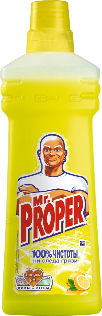 Моющая жидкость для уборки Mr. Proper "Лимон" 750мл