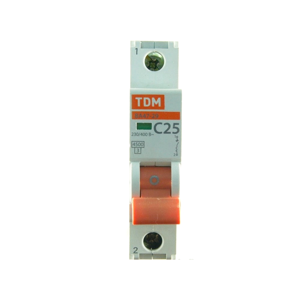 Авт. выкл. мод. 1п. 25А "TDM"