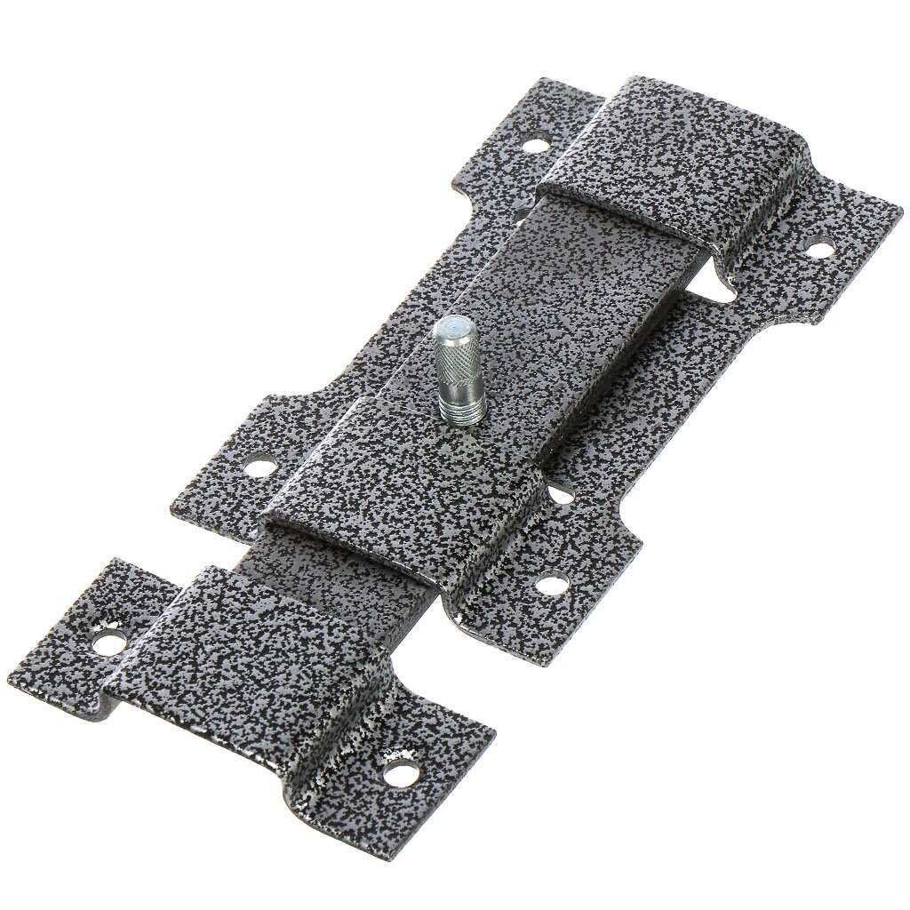 Засов "Делга" накладной, квадратн., серебро