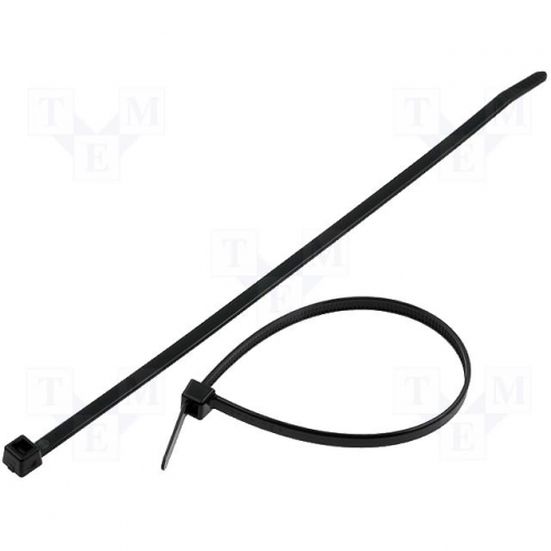 Хомуты пласт. 200*3,0мм (100шт) черные