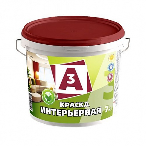 Краска "А3" ВД интерьерная 3кг (ведро)